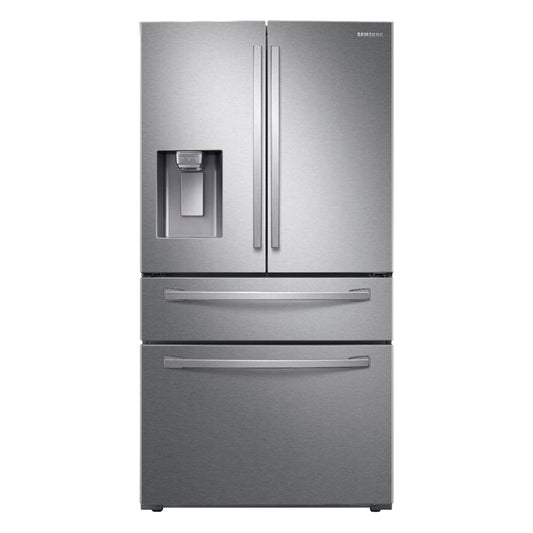 Samsung-28 cu ft 4Door French Door Refrigerator with Ice Maker-Fingerprint Resistant Stainless Steel