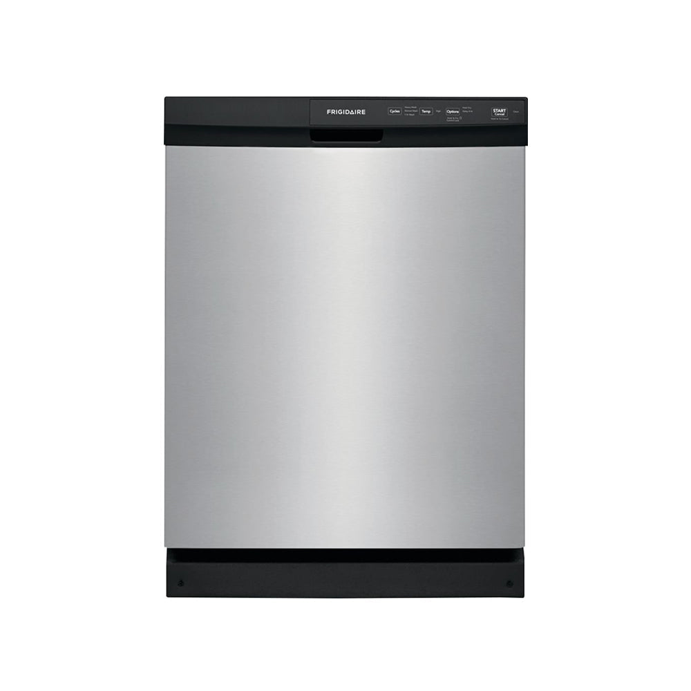 Frigidaire - 24" Front Control Tall Tub Built-In Dishwasher - Stainless steel