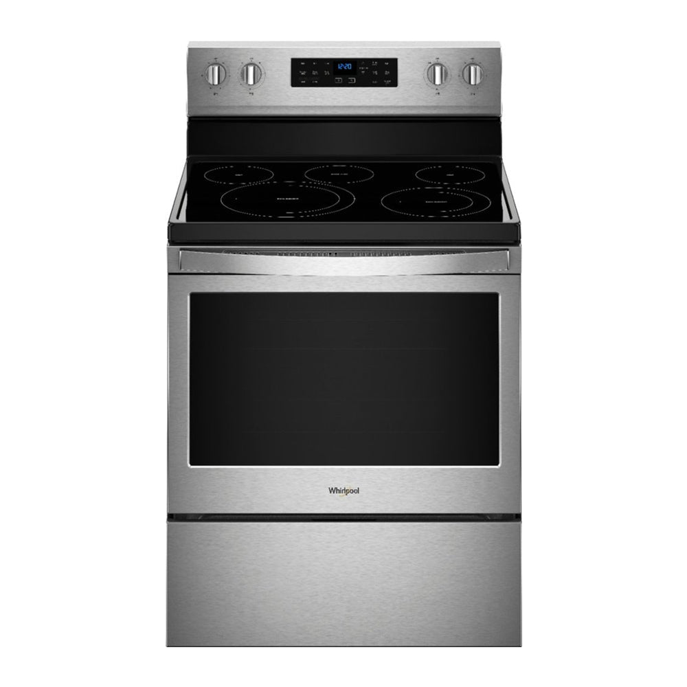 Whirlpool - 5.3 Cu. Ft. Self Cleaning Freestanding Electric Convection Range - Stainless steel