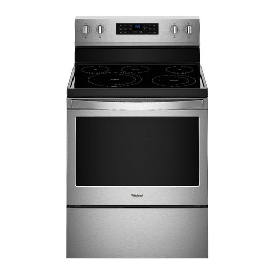 Whirlpool - 5.3 Cu. Ft. Self Cleaning Freestanding Electric Convection Range - Stainless steel