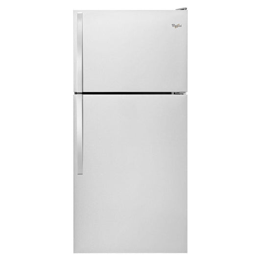 Whirlpool - 18.2 cu. ft. Top Freezer Refrigerator - Monochromatic Stainless Steel