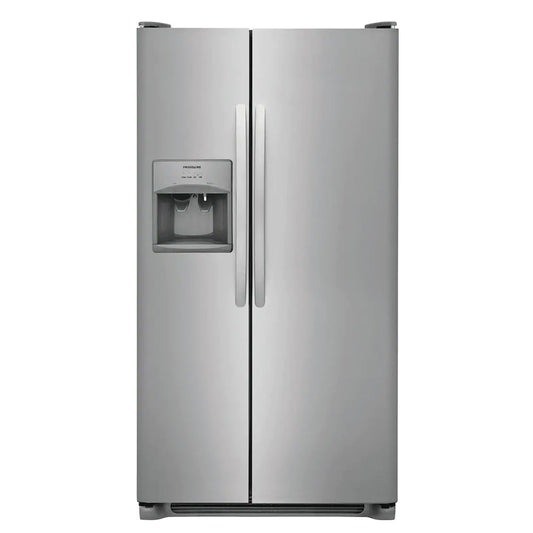 Frigidaire - 25.5 cu ft Standard Depth Side by Side Refrigerator - Stainless steel