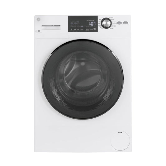 GE - 2.4 Cu. Ft. 14 Cycle Front Loading Washer - White