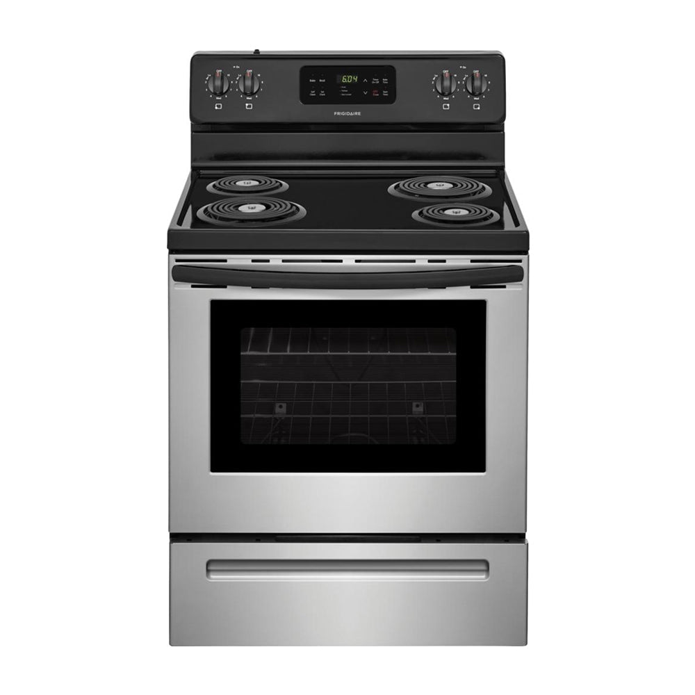 Frigidaire - 30 Inch Electric Freestanding Range - Stainless Steel