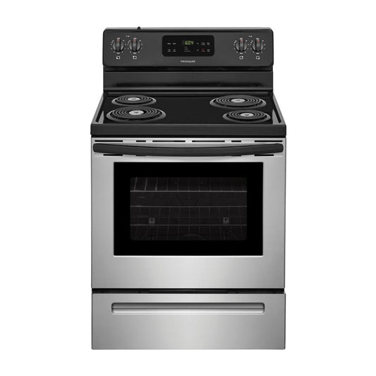 Frigidaire - 30 Inch Electric Freestanding Range - Stainless Steel