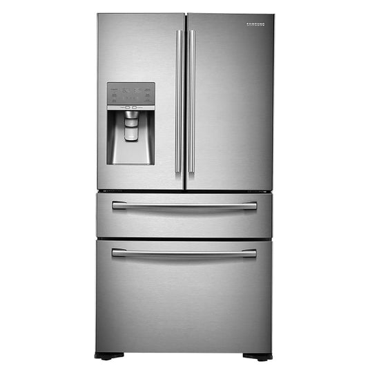 Samsung-4Door Flex 22.6 cu ft 4Door Counter Depth French Door Refrigerator,Ice Maker-Stainless steel