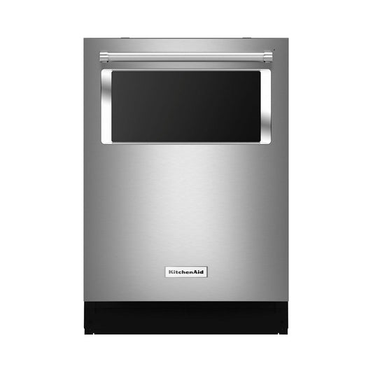 KitchenAid - 24" Tall Tub Built In Dishwasher - Stainless steel