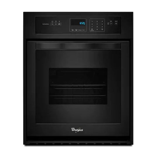Whirlpool - 24" Built In Single Electric Wall Oven - Black