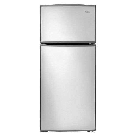 Whirlpool - 16 cu. ft. Top Freezer Refrigerator - Monochromatic Stainless Steel