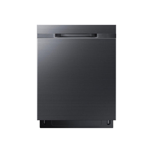 Samsung - StormWash 24 Top Control Built In Dishwasher - Fingerprint Resistant Black Stainless Steel