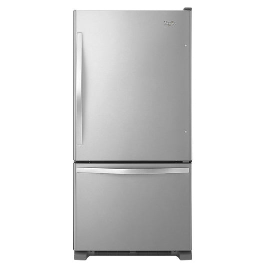 Whirlpool - 21.9 Cu. Ft. Bottom Freezer Refrigerator - Stainless steel