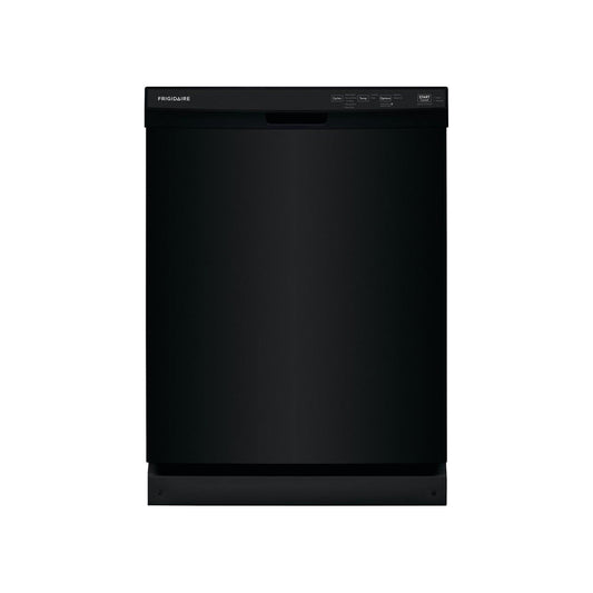 Frigidaire - 24" Front Control Tall Tub Built-In Dishwasher - Black